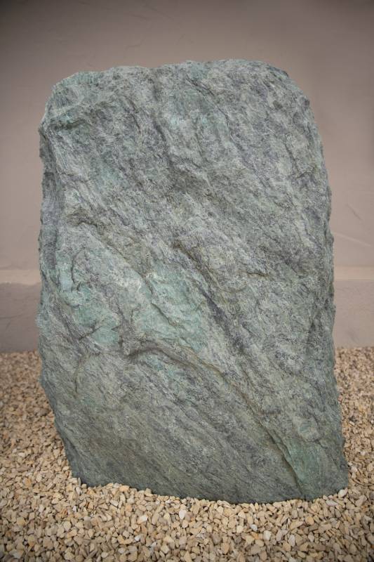 Doppelgrabstein ,,Venus" in grünem Naturstein - Ansicht 3