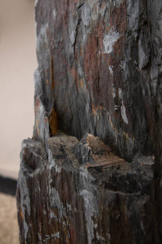 Einzelgrabstein ,,Amadeo & Schwalbe" in naturbelassenen Schiefer - Ansicht 3