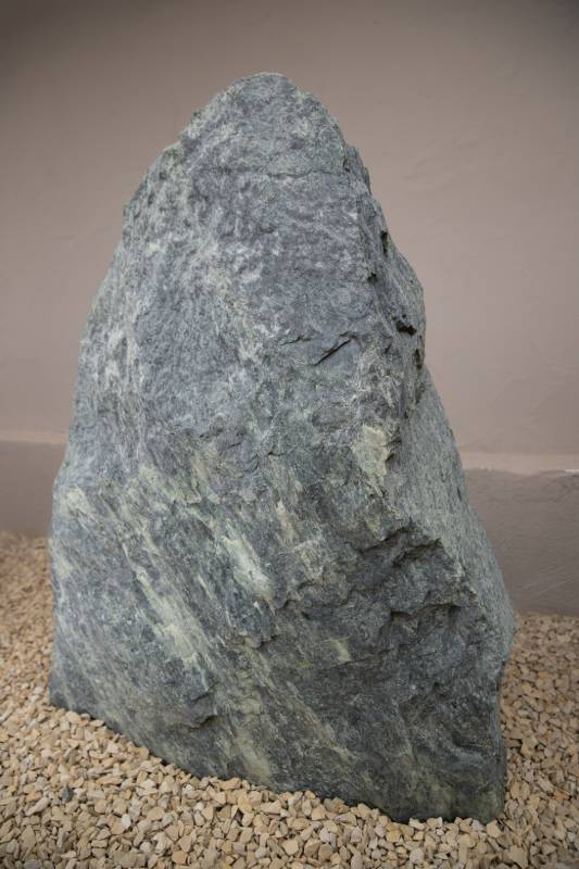 Doppelgrabstein ,,Ziegler" in grünem Naturstein - Ansicht 2