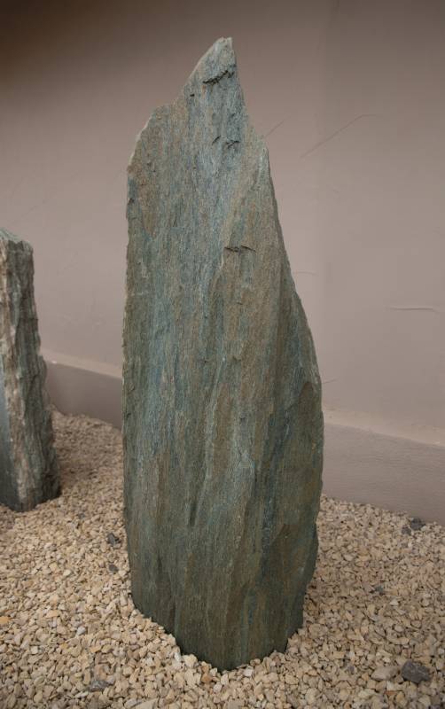 Doppelgrabstein ,,Ronald green" in grünem Naturstein - Ansicht 2